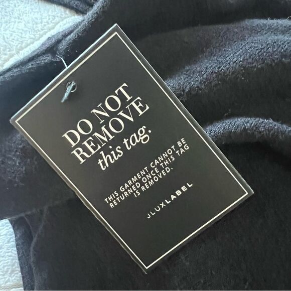 JLUXLABEL Summer Romance Cutout Long Sleeve Maxi Dress Black Large NEW - Picture 8 of 10